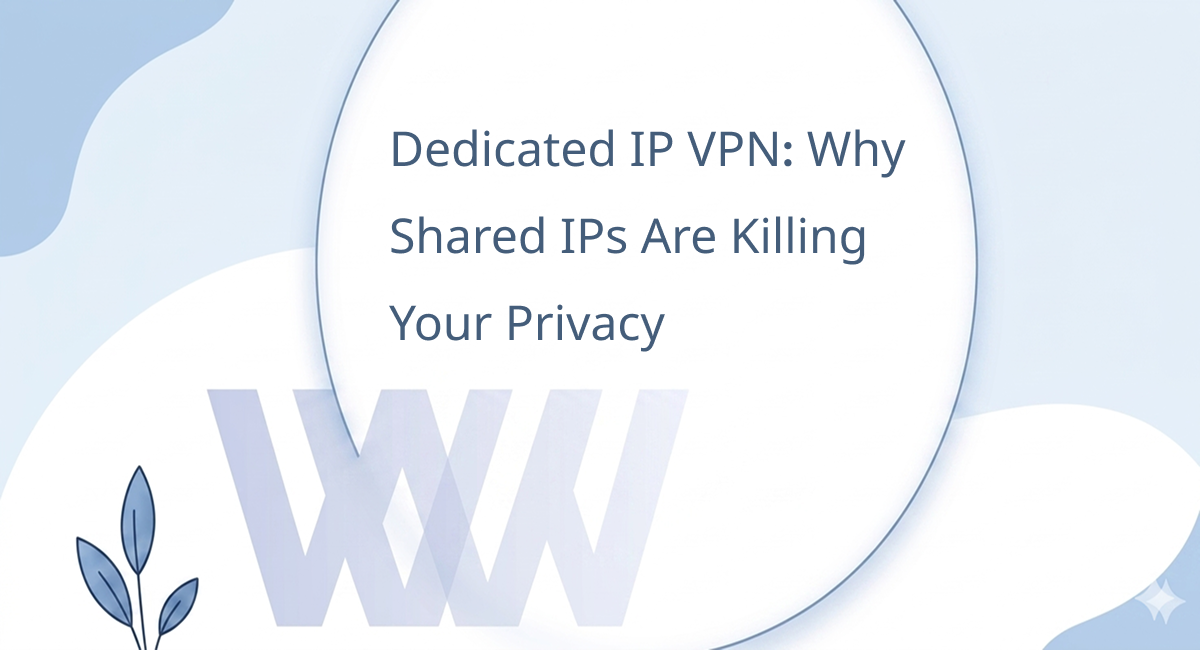 Dedicated IP VPN: Why Shared IPs Are Killing Your Privacy